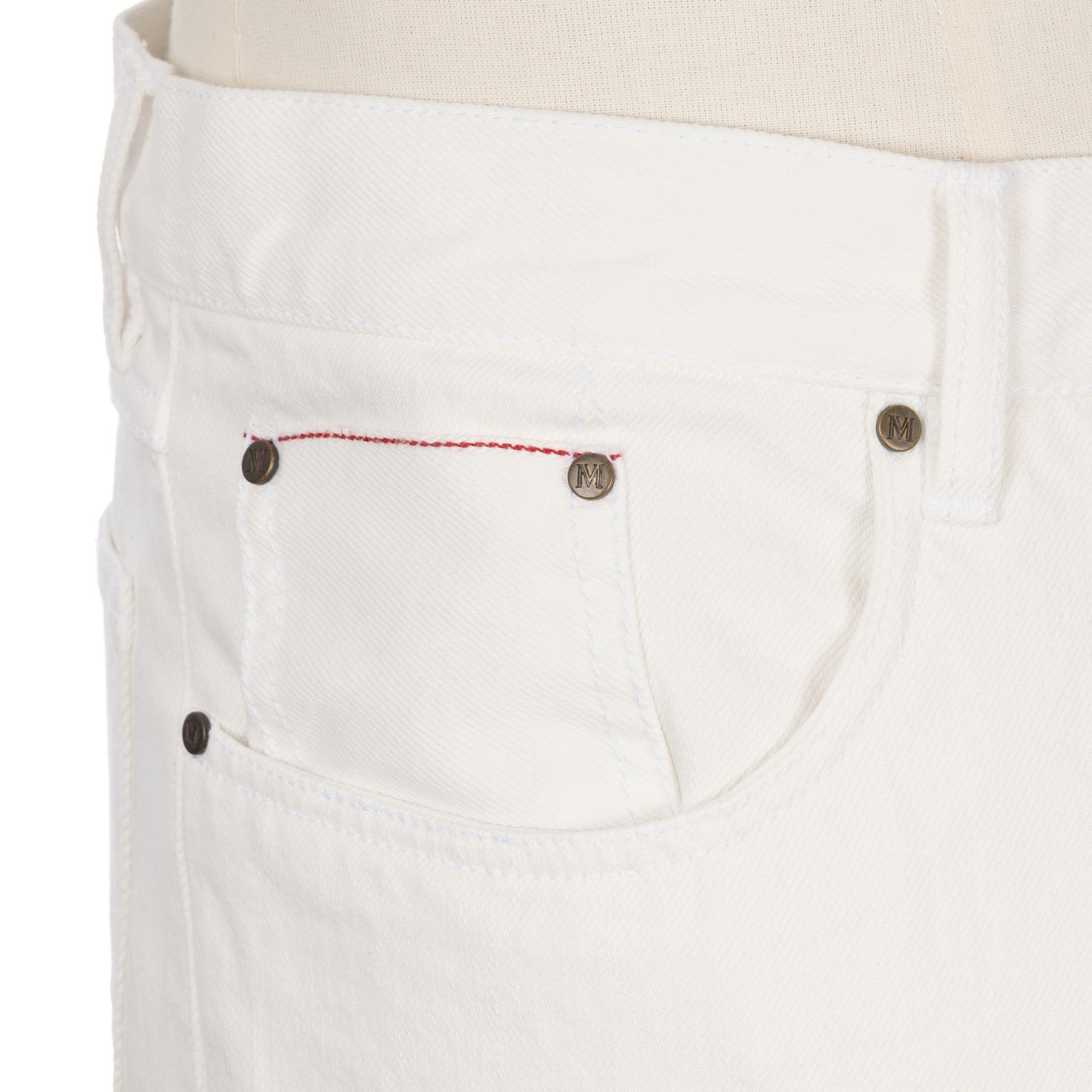 White Jeans "Berlin Bespoke" made from original Japanese Cotton Denim